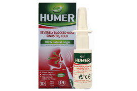 Spray natural nazal împotriva sinuzitei, 15 ml, Humer