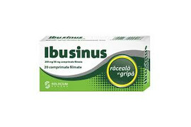 Ibusinus reaceala si gripa,20 comprimate, Solacium Pharma