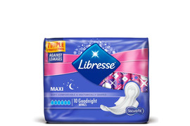 Libresse Maxi Goodnight absorbante, 10 bucati