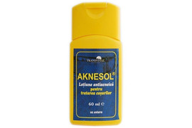 Lotiune antiacneica Aknesol, 60 ml, Transvital