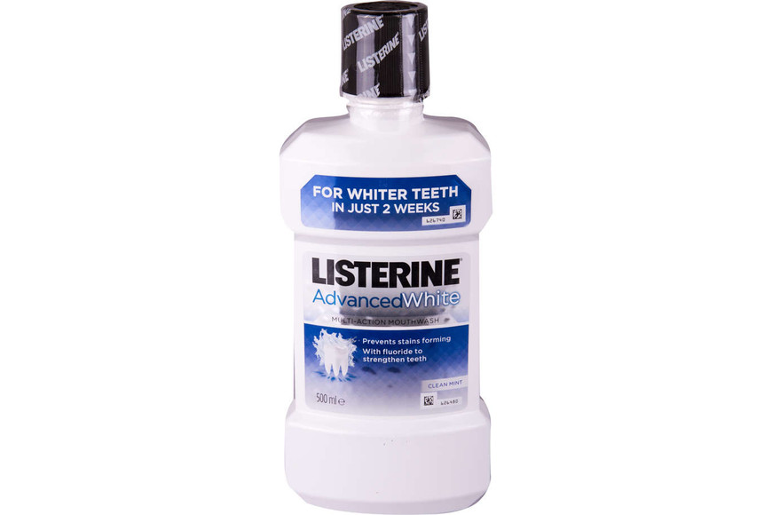 Apa Gura Listerine Advanced White, 500ml, Johnson