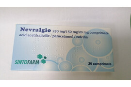 Nevralgio 250 Mg/150 Mg/20 Mg, 20 Comprimate, Sintofarm