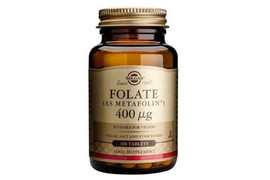 Folate (Metafolin) 400mcg, 50 Comprimate, Solgar