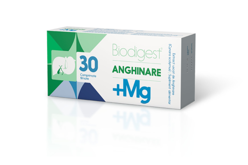 Biodigest Anghinare + 30 comprimate, Biofarm - www.apoteca-farmacie.ro