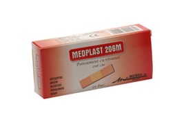 Medplast Plasturi Mici Cu Rivanol, 20 bucata, Mebra