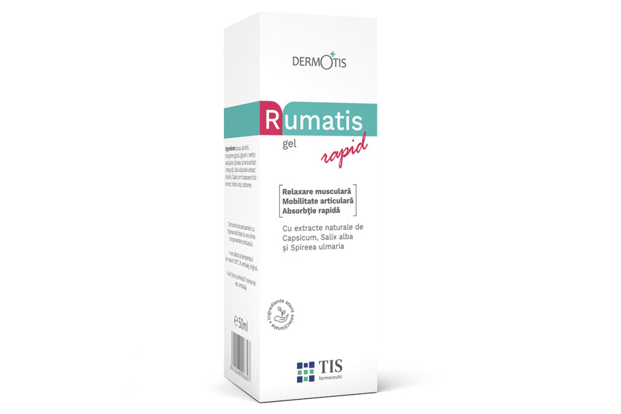 Gel Rumatis rapid Dermotis, 50 ml, Tis Farmaceut