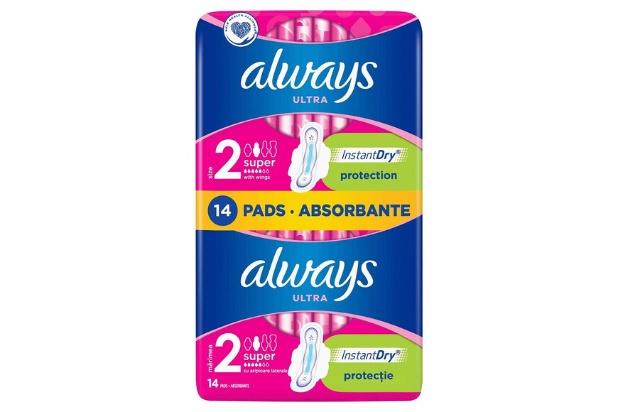 Absorbante Always Ultra Super, 14 bucăți, P&G.