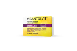 Vigantolvit 2000 U.I./S.V. Vitamina D3, 120 capsule, Catalent