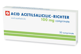 Acid Acetilsalicilic 100mg, 30 comprimate, Gedeon Richter Romania