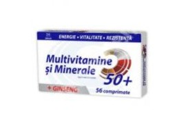 Multivitamine Si Multiminerale 50+, 56 comprimate, Zdrovit