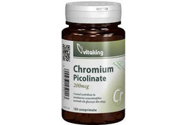 Crom Picolinat 200mcg 100 comprimate, Vitaking