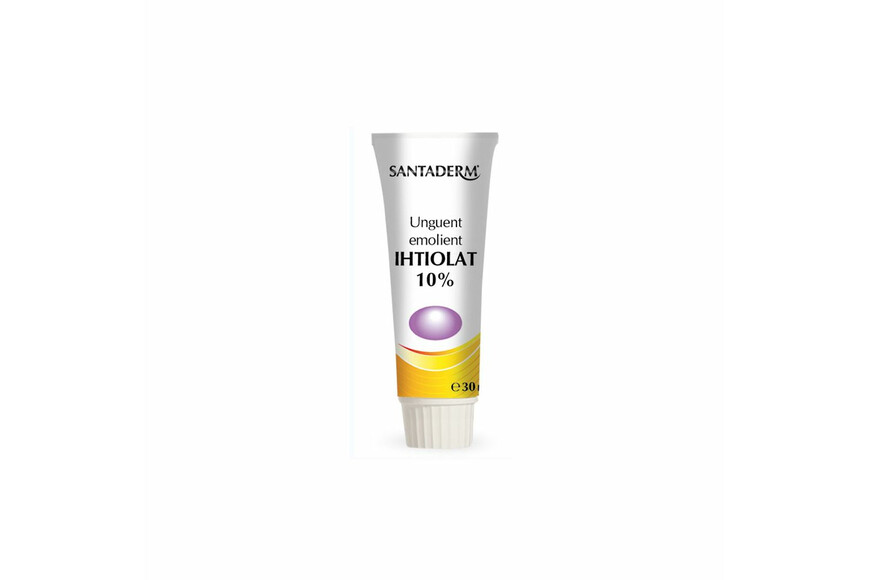 Unguent emolient Ihtiolat 10% Santaderm, 30 ml, Vitalia