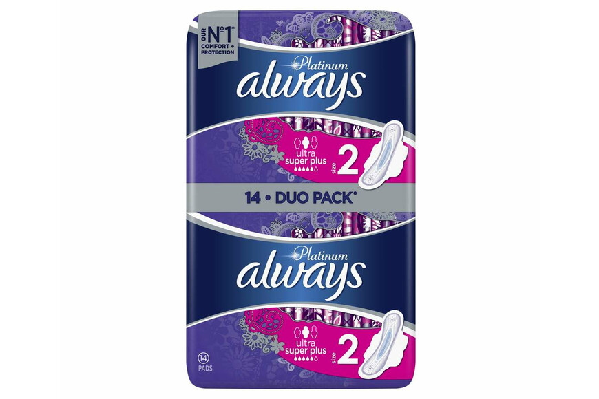 Absorbante Always Platinum Super, 14 bucati