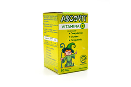 Ascovit Vitamina D3, 50 comprimate, Perrigo