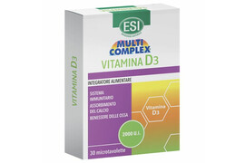 Vitamina D3 2000 UI, 30 microtablete, Esi Spa