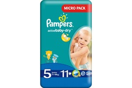 Scutece Pampers active Baby-Dry 5 Junior Micro Pack, 11-18 kg, 11 buc