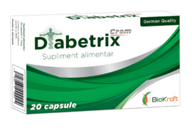 Diabetrix Crom, 20 Capsule, Biokraft