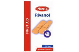 Plasturi cu Rivanol , 2cm x 7cm, 1 bucata, Narcis