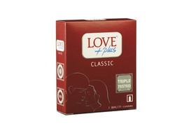Prezervative Classic, 3 bucati, Love Plus