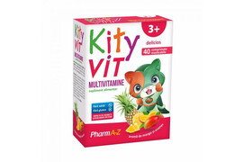 KityVIT Multivitamine, aroma mango si ananas, 40 comprimate masticabile, PharmA-Z