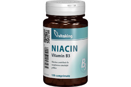 Vitamina B3 (Niacina) 100mg, 100 comprimate, Vitaking