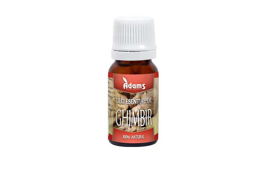 Ulei esential de Ghimbir, 10ml, Adams Vision