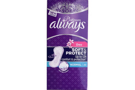 Always Platinum Deo Soft and Protect absorbante zilnice, 20 bucati, Procter & Gamble