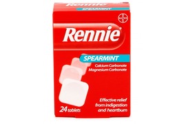 Rennie Spearmint, 24 comprimate masticabile, Bayer