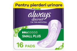 Absorbante pentru incontinență urinară small plus 16 buc