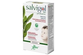Salvigol Bio pediatric gust de miere si fructe, 30 tablete, Aboca 