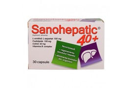 Sanohepatic 40+, 40 capsule, Natur Produkt Zdrovit