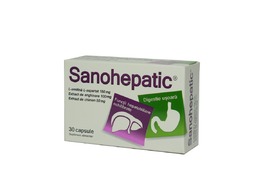 Sanohepatic, 30 capsule, Natur Produkt Zdrovit