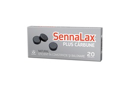 Sennalax plus carbune, 20 comprimate, Biofarm