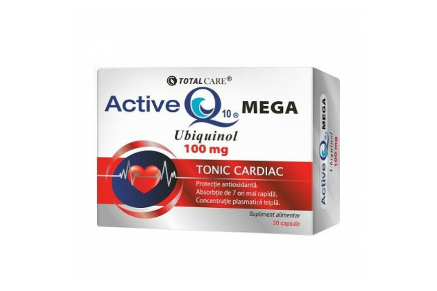Active Q10 Mega 100mg Ubiquinol, 30 capsule, Cosmopharm