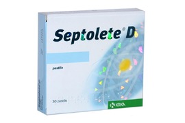 Septolete D, 30 comprimate, Krka 