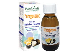 Energotonic Suc de ridiche neagra cu miere de albine, 125 ml, Plant Extrakt