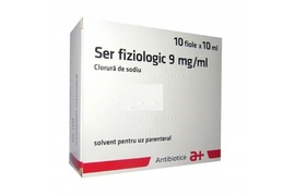 Ser Fiziologic 9 Mg/ml 10 Fiole, Antibiotice Iasi