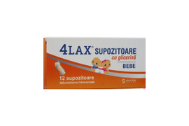 4 Lax Supozitoare CU Glicerina BEBE,12 bucati, Solacium Pharma