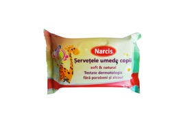 Servetele umede pentru copii, 72 bucati, Narcis 