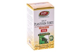 Sirop Plantusin Forte cu miere si propolis, R18, 100 ml, Fares 
