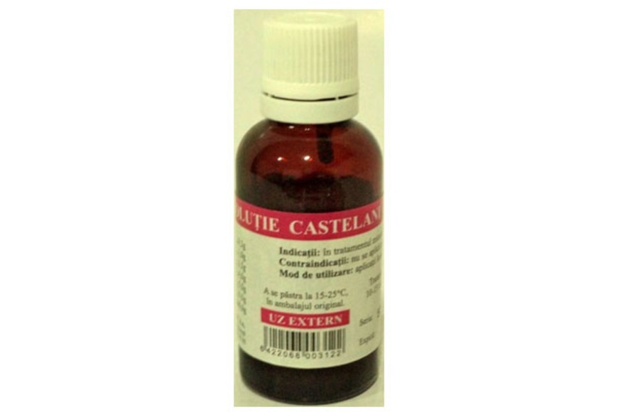 tratamentul ciupercii unghiilor cu lichid castellani