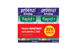 Pachet Proenzi ArtroStop Rapid+, 90 + 90 capsule (35% reducere la al doilea produs), Walmark