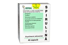 Spirulina, 500 mg, 40 capsule, Hofigal 