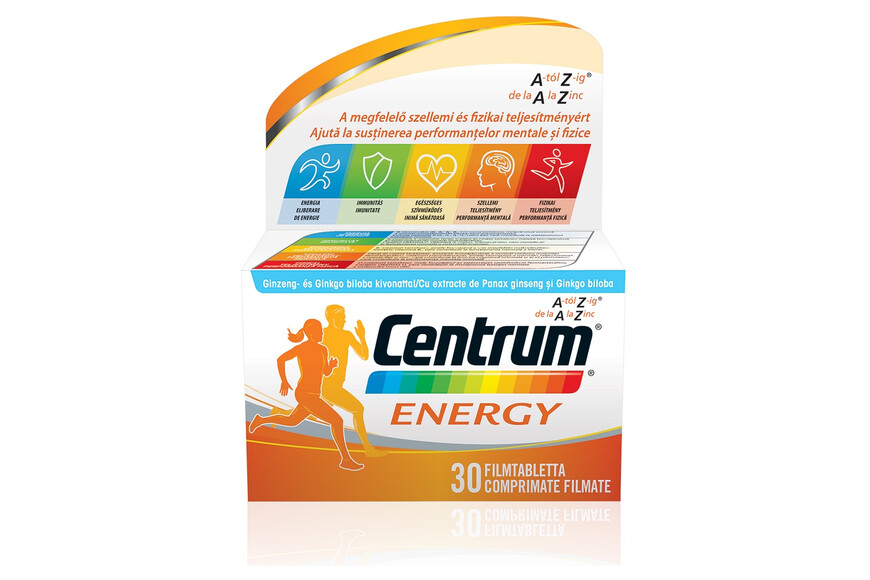 Centrum Energy de la A la Zinc, 30 comprimate, Gsk
