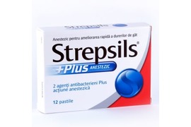 Strepsils Plus, 24 comprimate, Reckitt