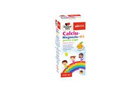 Calciu+ Magneziu+ Vit D3, Sirop pentru Copii, 250ml, Doppelherz