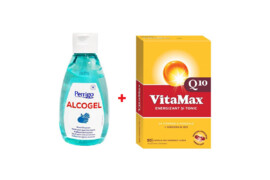 Vitamax Q10, 30 capsule + Alcogel, 200 ml, Perrigo