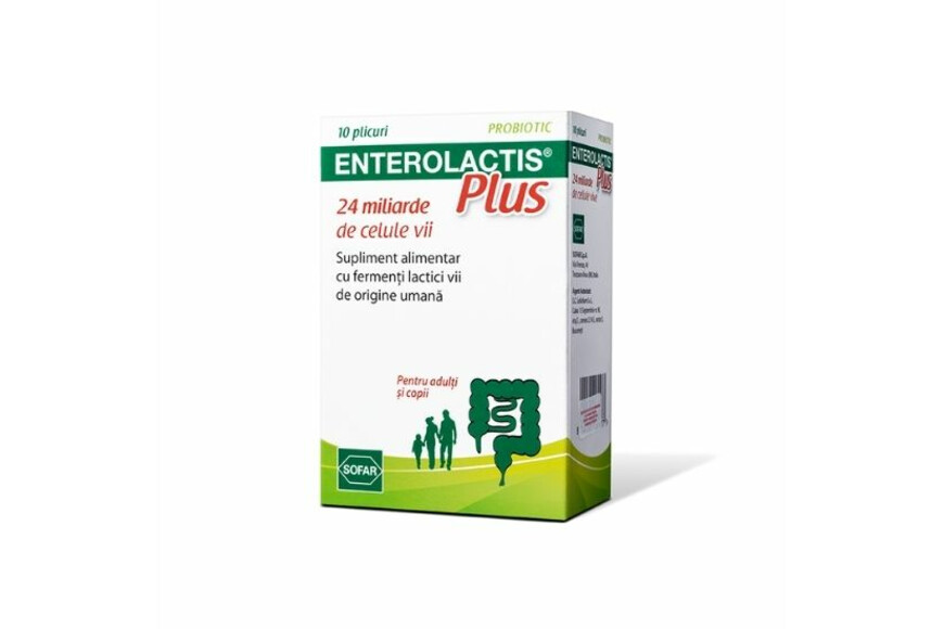 Enterolactis Plus, 10 plicuri, Sofar
