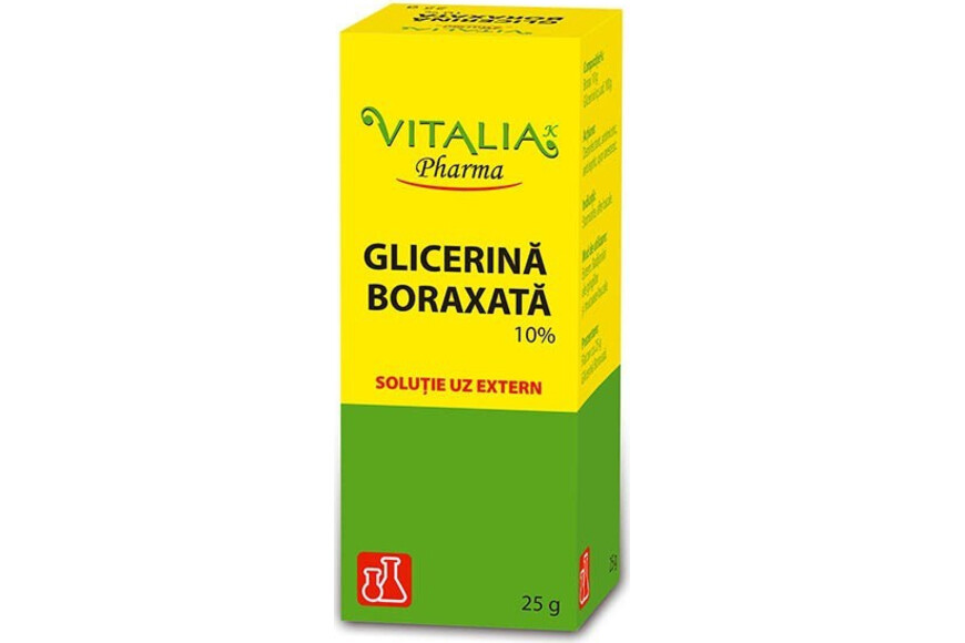 Glicerină Boraxată 10%, 25 g, Vitalia