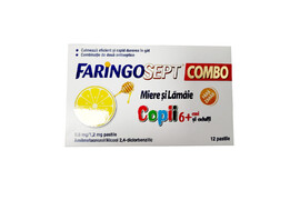Faringosept Combo Miere Si Lamaie 0.6 Mg, 12 comprimate, Terapia